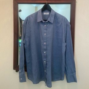 Women’s 100% linen blouse, top. Only worn once. From Smoke free home.